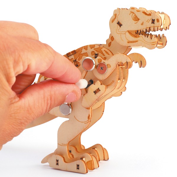 Maquette 3D Mécanique en bois - T-Rex - Photo n°3