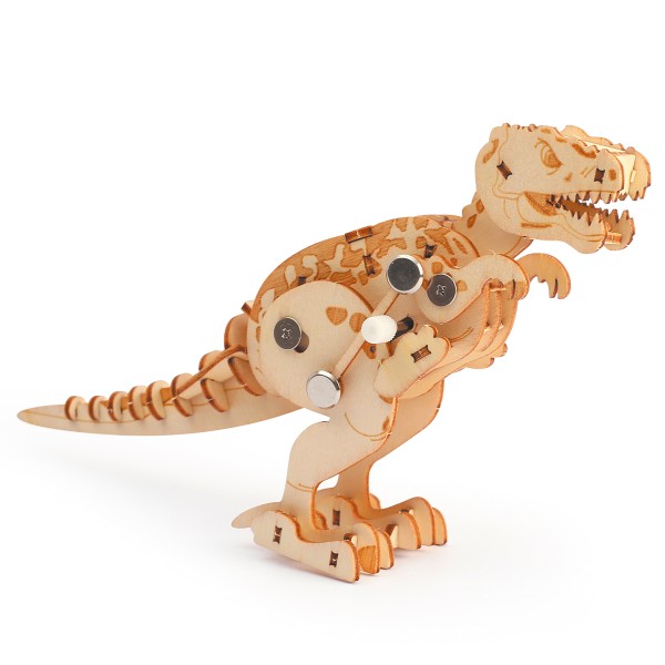 Maquette 3D Mécanique en bois - T-Rex - Photo n°5