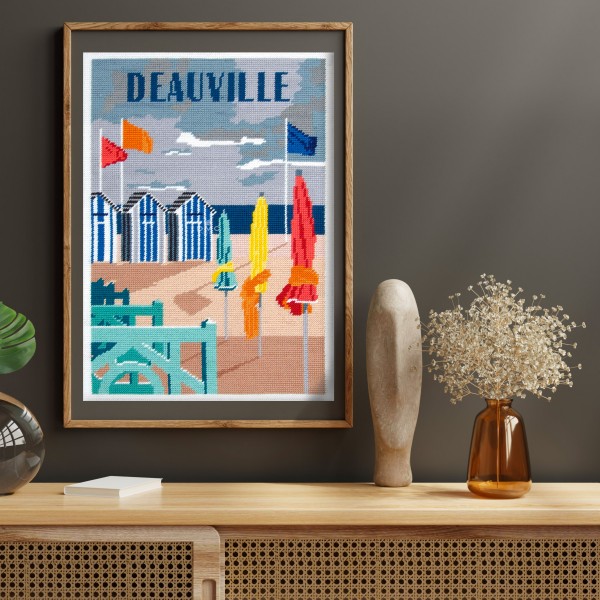 Canevas Pénélope - Deauville - 29,7 x 42 cm - Photo n°2
