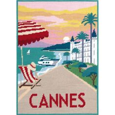 Canevas Pénélope - Cannes - 29,7 x 42 cm