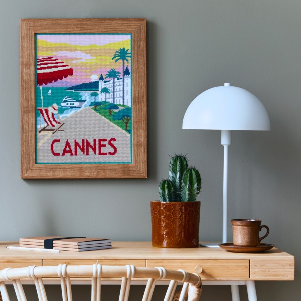 Canevas Pénélope - Cannes - 29,7 x 42 cm - Photo n°2