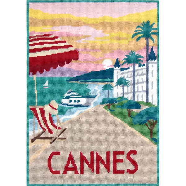 Canevas Pénélope - Cannes - 29,7 x 42 cm - Photo n°1