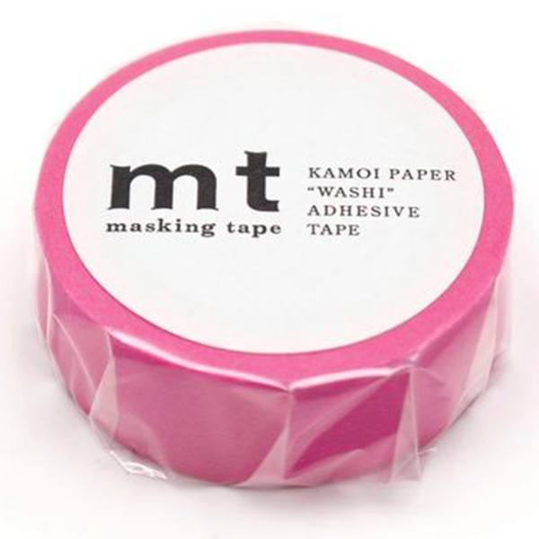 Masking Tape - Uni Mate - Rose - 15 mm - 7 m - Photo n°3