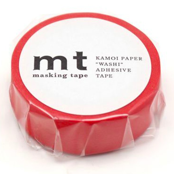 Masking Tape - Uni Mate - Rouge - 15 mm - 7 m - Photo n°3