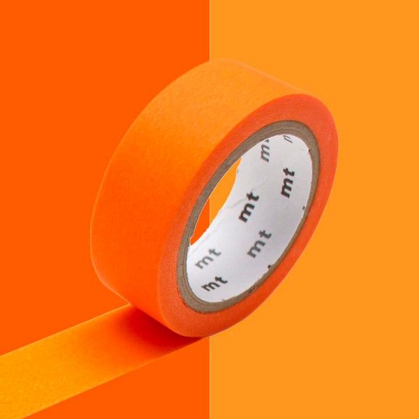 Masking Tape - Uni Mate - Orange - 15 mm - 7 m - Photo n°2