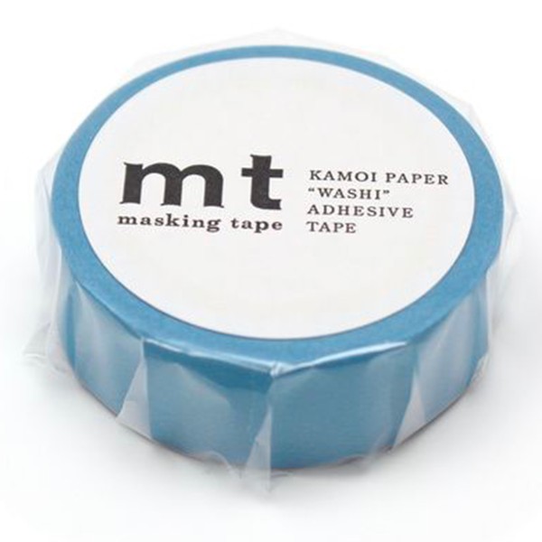 Masking Tape - Uni Mate - Bleu Clair - 15 mm - 7 m - Photo n°3