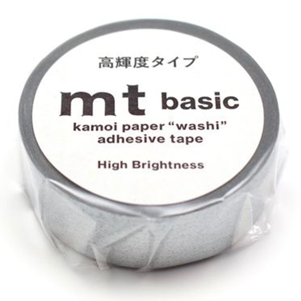 Masking Tape - Uni Métallisé - Argenté - 15 mm - 7 m - Photo n°3