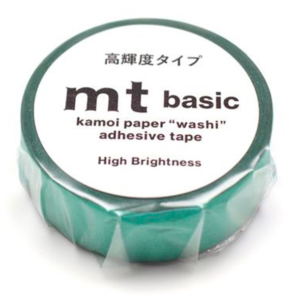Masking Tape - Uni Métallisé - Turquoise - 15 mm - 7 m - Photo n°3
