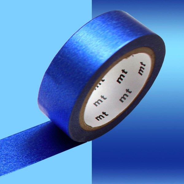 Masking Tape - Uni Métallisé - Bleu - 15 mm - 7 m - Photo n°2