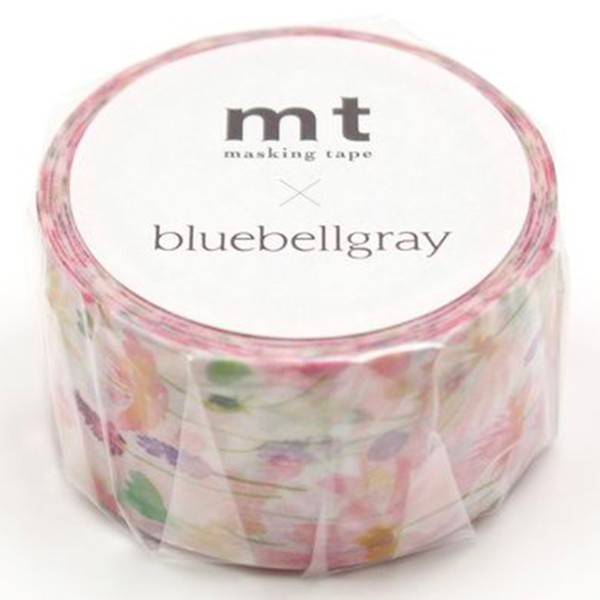 Masking Tape - BlueBellGray - Fleurs d'été Aquarelle - 24 mm - 7 m - Photo n°3