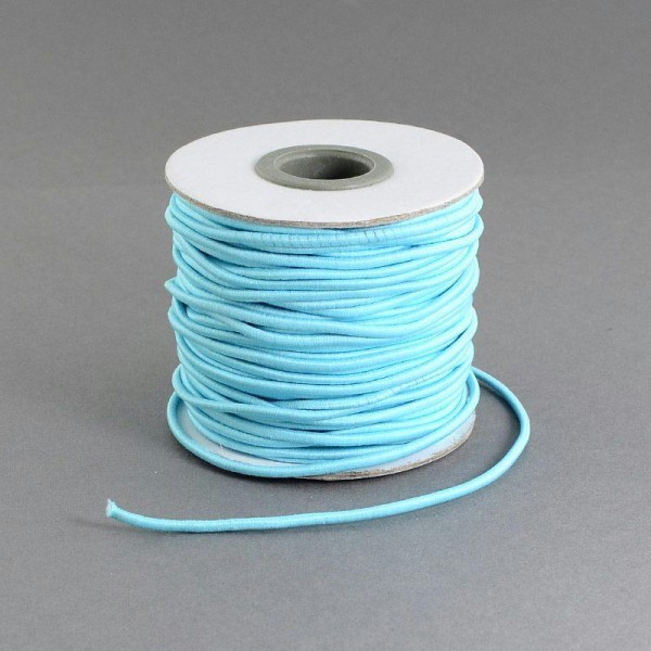 Lot de 5 m de fil élastique bleu - Photo n°1