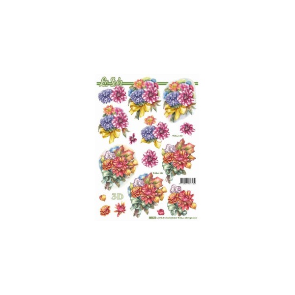 Carte 3D prédéc. - bouquets de fleurs - 680073 - Photo n°1