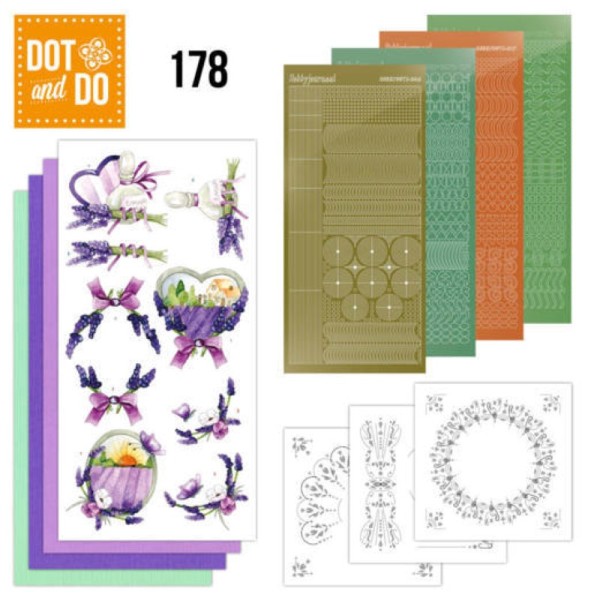 Dot and do 178 - kit Carte 3D - Lavande - Photo n°1