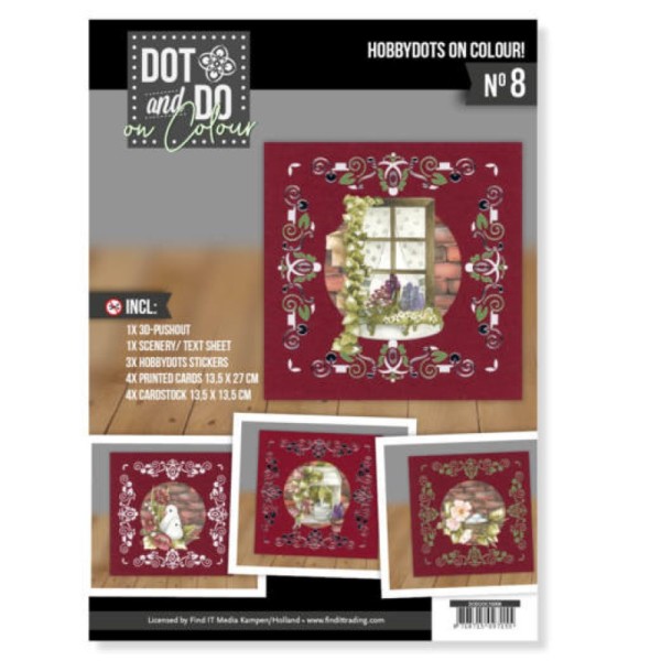Dot and Do on Colour 8 - Kit Carte 3D - Beau jardin - Photo n°1