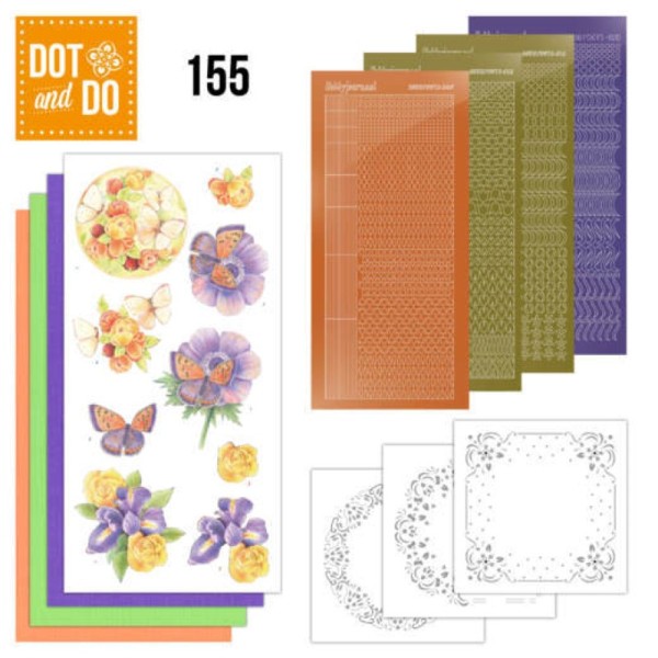 Dot and do 155 - kit Carte 3D - Fleurs délicieuses - Photo n°1