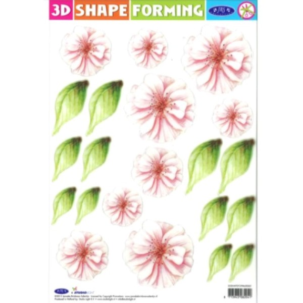 3D Shape forming prédécoupé - Fleur blanche - Photo n°1