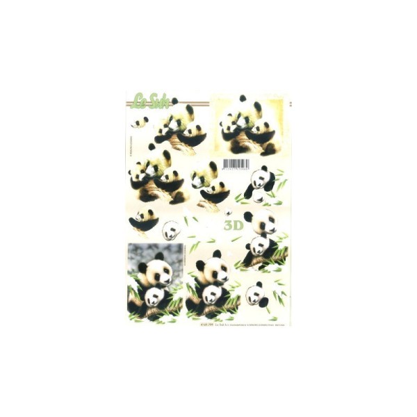 Carte 3D à découper - pandas - 4169799 - Photo n°1