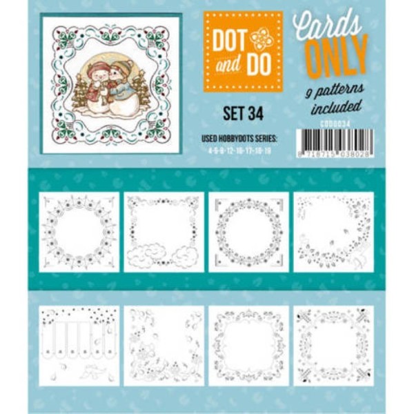Dot and do Cartes n°34 - Lot de 9 Cartes seules - Photo n°1