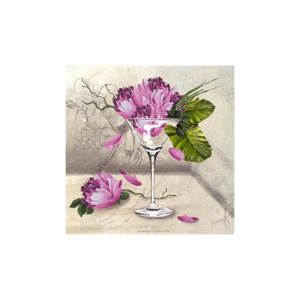 Image 3D - gk3030060 - 30x30 - martini flower - Photo n°1
