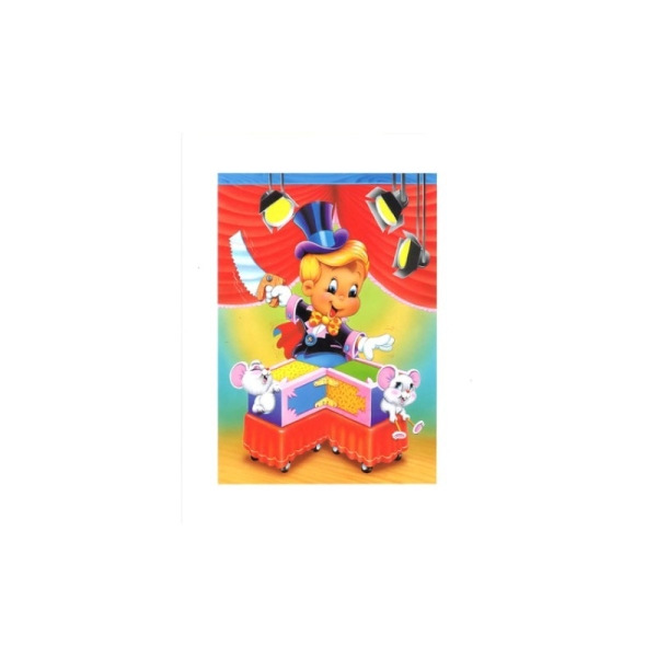Image 3D - venezia 265 - 24x30 - garçon magicien avec souris - Photo n°1