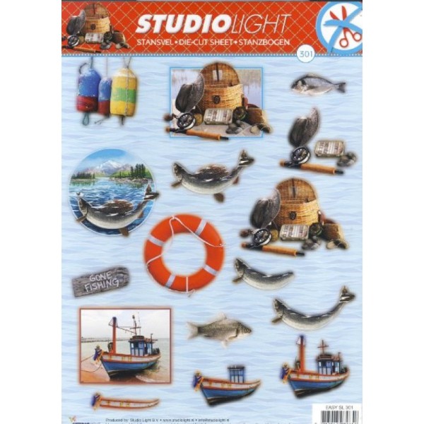 Carte 3D prédéc. - n°301- Bateaux et pêche - Photo n°1