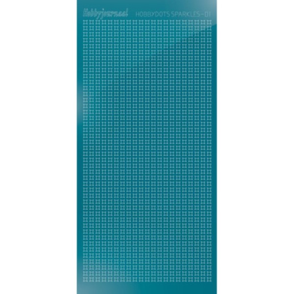 Hobbydots sticker Sparkles 01 Miroir Turquoise - Photo n°1