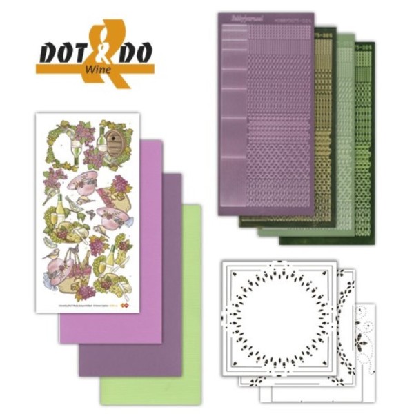 Dot and do 013 - kit Carte 3D - Le Vin - Photo n°1
