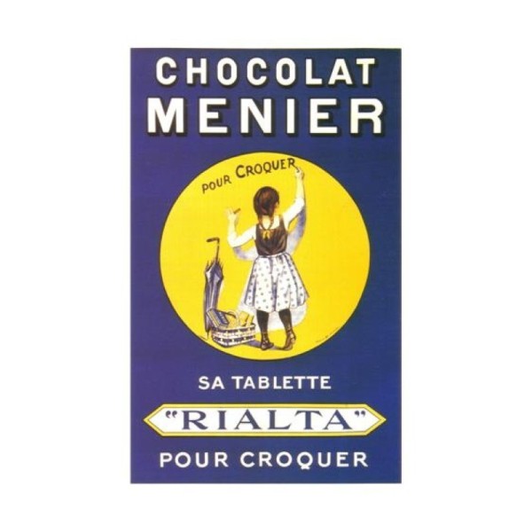 Carte publicité 15x21 chocolat meunier n°687 - Photo n°1