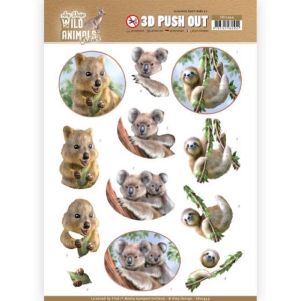 Carte 3D prédéc. - SB10444 - Wild animals - Koala - Photo n°1