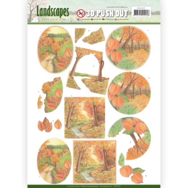 Carte 3D prédéc. - SB10297 - Landscapes - Paysages d'automne - Photo n°1