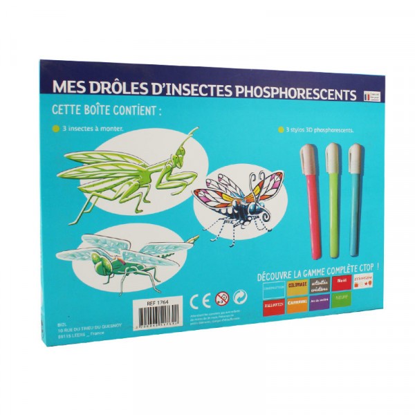 Kit créatif - Insectes à assembler - Construction 3D - A partir de 6 ans - Photo n°2