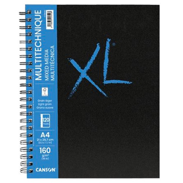 Carnet XL Canson - Mixed Media - A4 - 160 g - 60 feuilles - Photo n°1