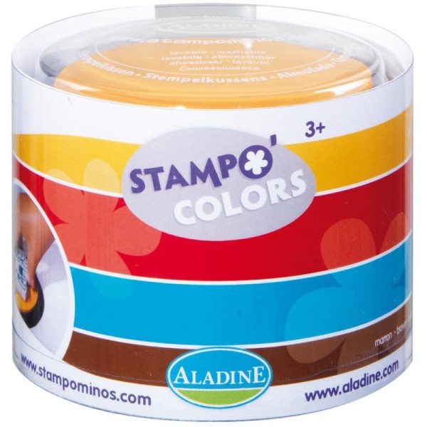 Encreur géant Stampo Colors Arlequin x 4 - encre ultra lavable - Photo n°1