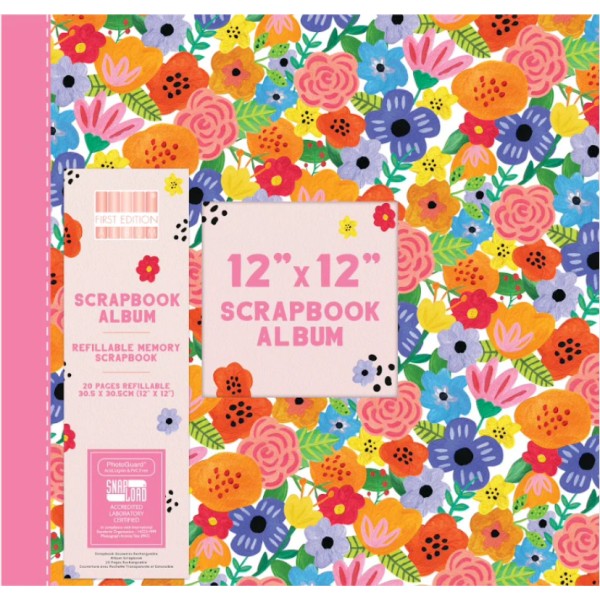 Album de scrapbooking 30cm x 30cm Floral - Photo n°1