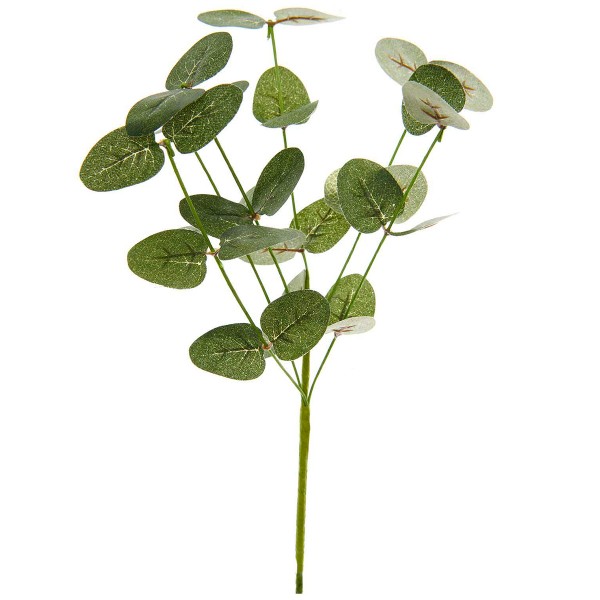 Branche artificielle - Eucalyptus - Vert Herbe - 26 cm - Photo n°1