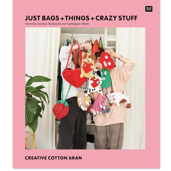 Livre Crochet - Just Bags + Things + Crazy Stuff - 48 pages - Photo n°1