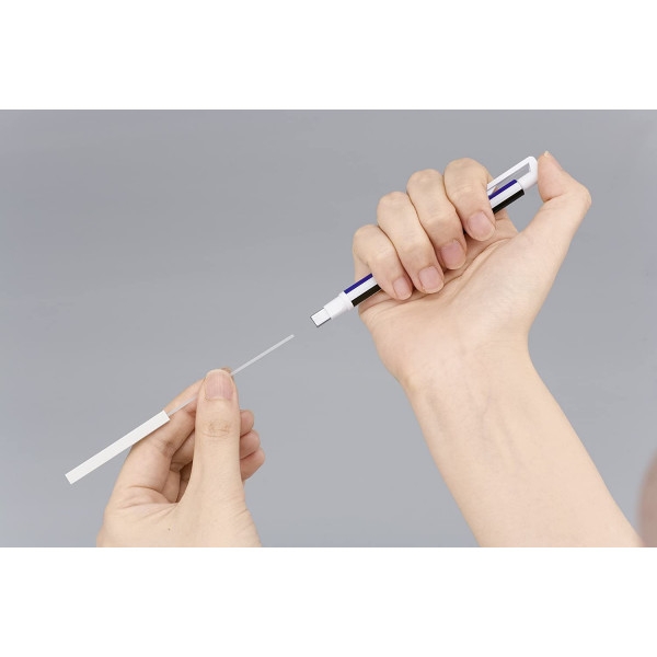 Gomme stylo - Blanche - Pointe rectangulaire - Recharge incluse - Tombow - Photo n°3