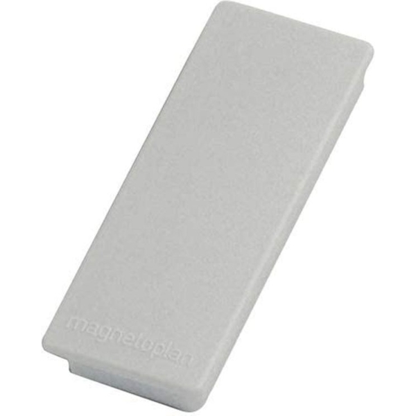MAGNETOPLAN - 10 aimants rectangulaires - Gris - Photo n°1
