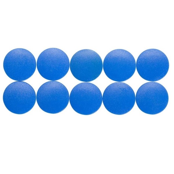10 Aimants MAULsolid, force adhésive : 0,15 kg - Bleu - Photo n°1