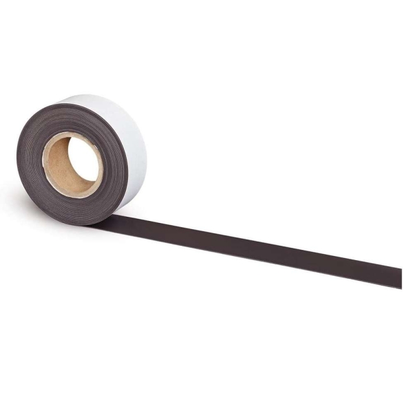 MAUL - Ruban magnétique, autocollant, (l)100 mm x (L)10 m - Noir - Photo n°1