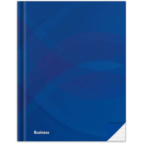 RNK Verlag - Cahier Business bleu - 192 pages - A5 - Ligné - Bleu - Photo n°1