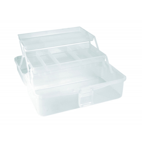 Boîte de rangement - Plastique - Avec compartiments - 33x20x15cm - Photo n°2