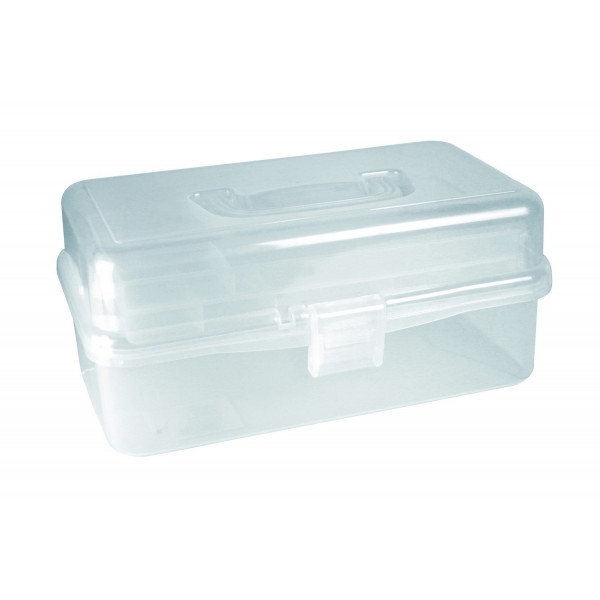 Boîte de rangement - Plastique - Avec compartiments - 33x20x15cm - Photo n°1