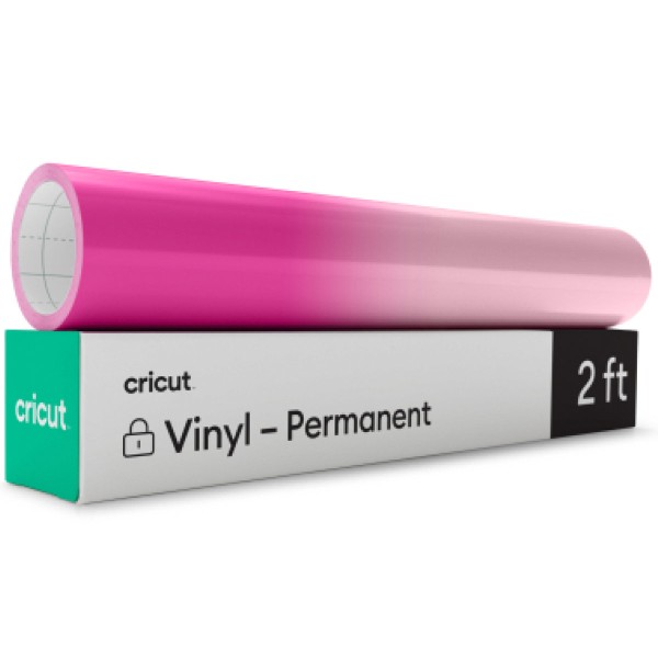 Vinyle thermosensible adhésif permanent - Cricut - Rose Chaud - 30,5 x 60 cm - Photo n°1