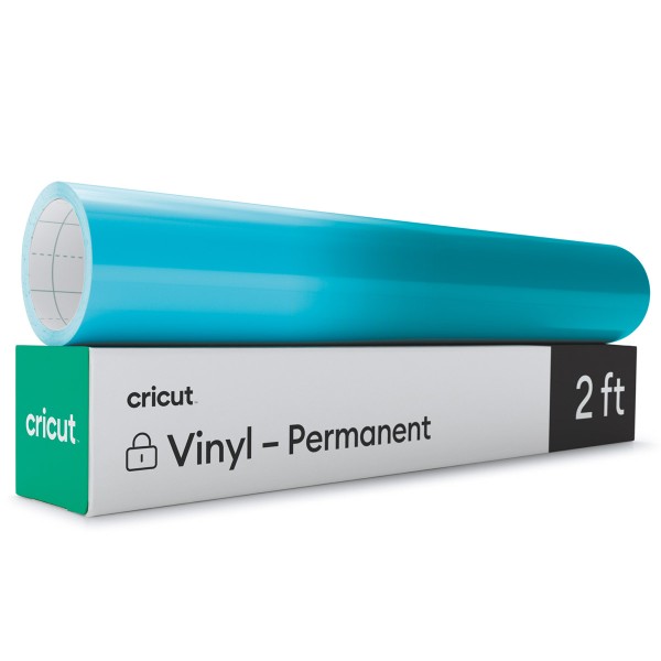 Vinyle thermosensible adhésif permanent - Cricut - Bleu Froid - 30,5 x 60 cm - Photo n°1