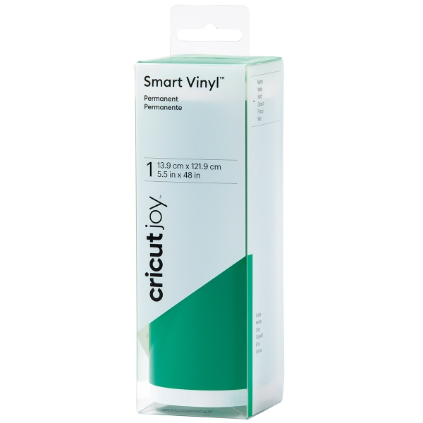Vinyle adhésif permanent Smart - Cricut Joy - Vert - 13,9 x 121,9 cm - Photo n°1