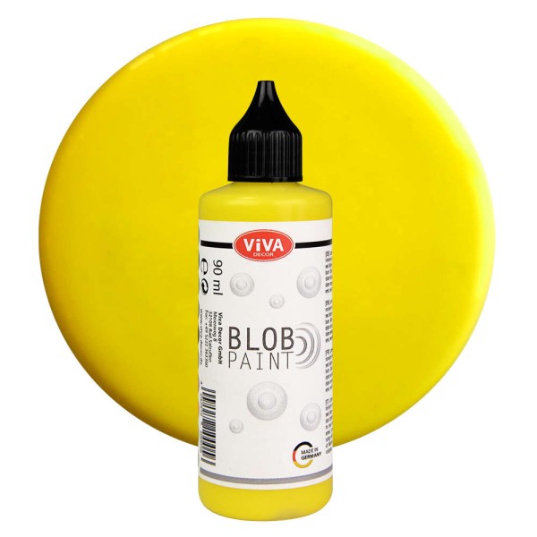 ViVA DECOR - Peinture pour Blob Art - 90 ml - Jaune - Photo n°1