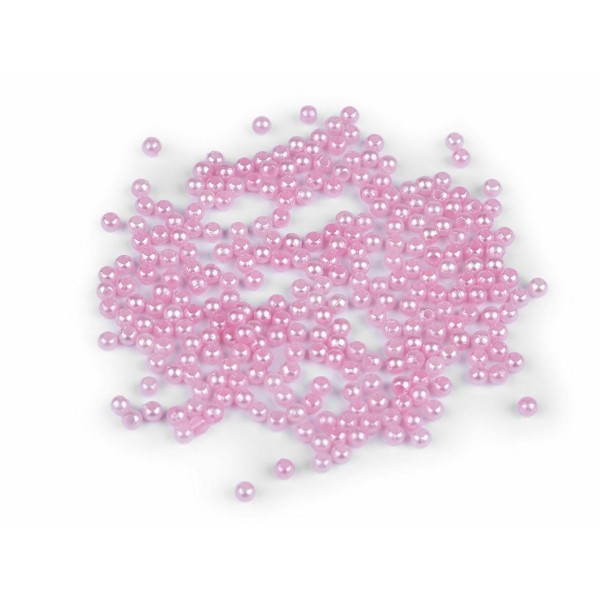 10g pétales en plastique moyenne rose Ø3 mm, pétales, perles - Photo n°1