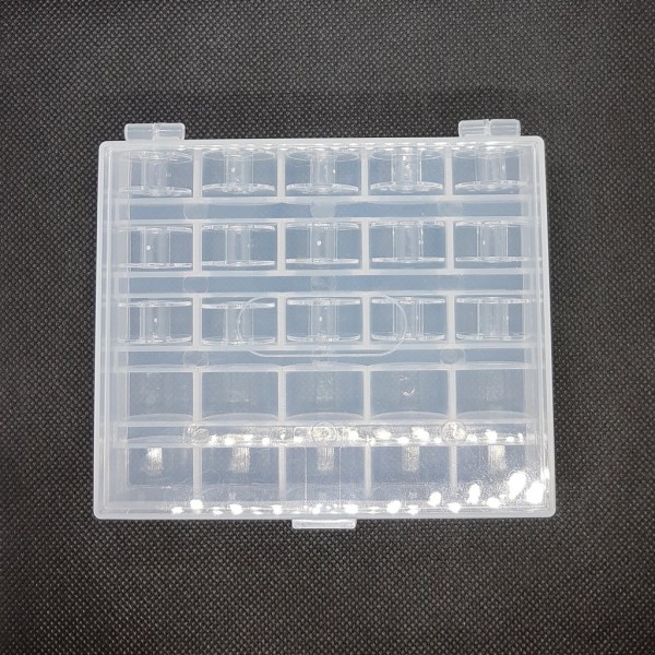 Boîte de rangement en plastique pour 25 canettes - Canette de machine à  coudre - Creavea