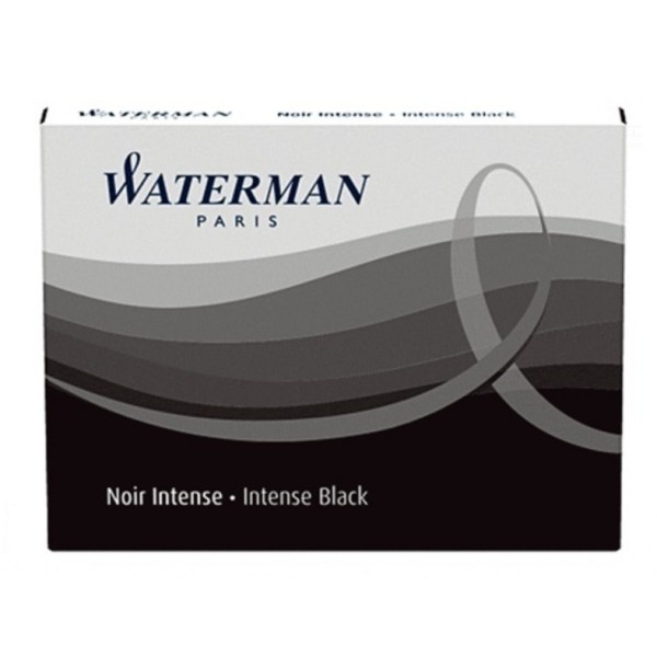 Cartouches d'encre longues, noir intense  - Waterman - Photo n°1